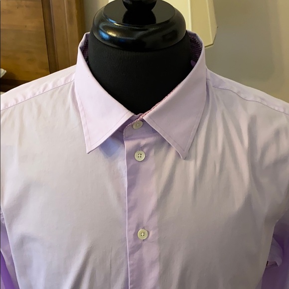 EMPORIO ARMANI light pink dress shirt. - Picture 3 of 6